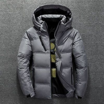 Nachhaltige Bergwärme Jacke Kapuze Winter Puffer Schnee Mantel Winddicht Wasserdicht